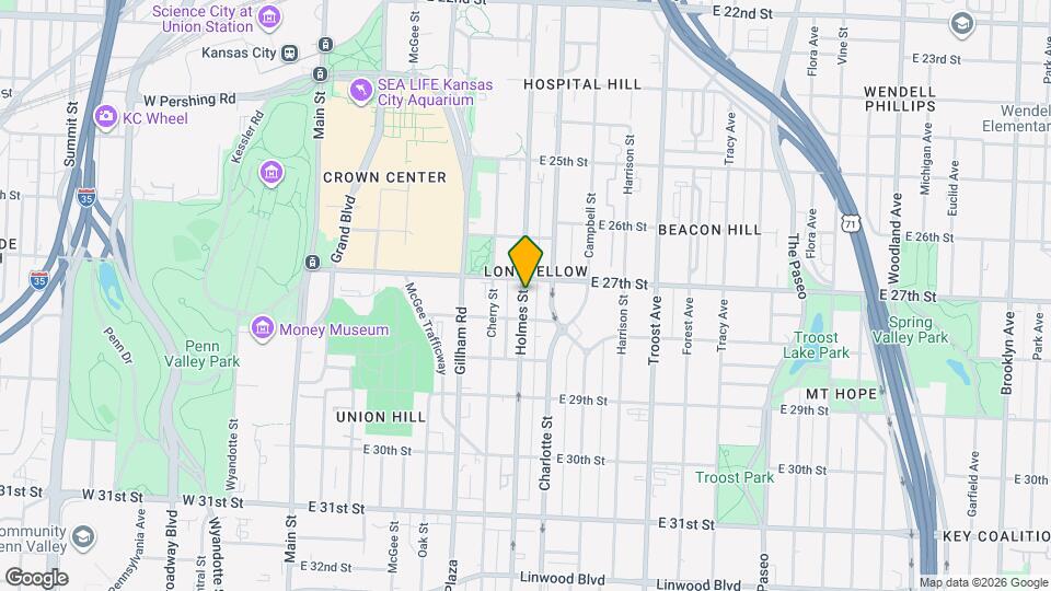 2715 Holmes St Map and Location Details