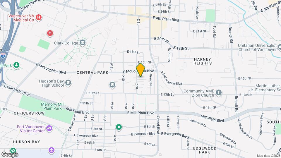 1403 Z St Map and Location Details