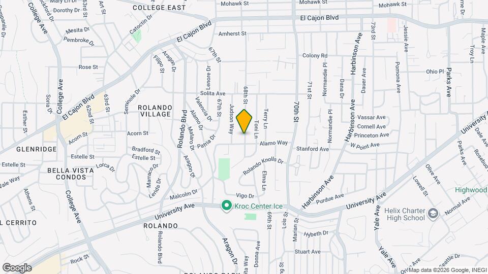 4522 68th St Map and Location Details