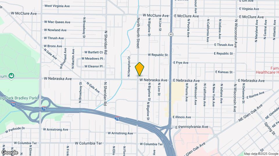 319 W Nebraska Ave Map and Location Details