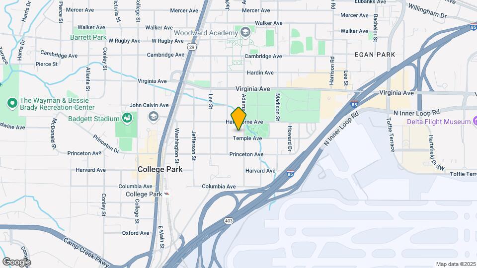 1639 Temple Ave Map and Location Details
