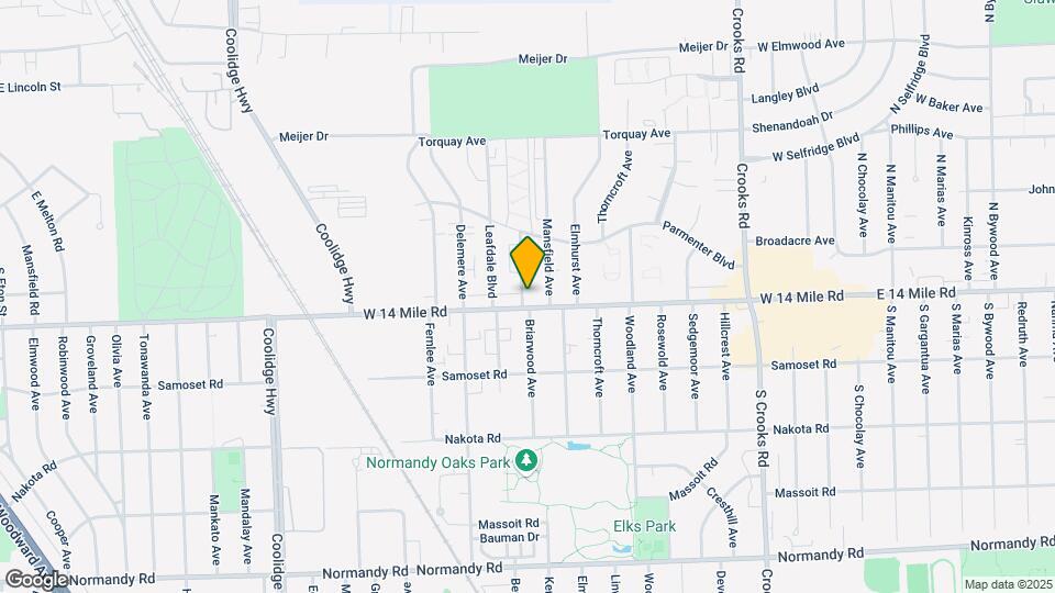 4830 Briarwood Ave Map and Location Details