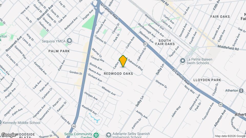 264 W Oakwood Blvd Mapa y Detalles de la Ubicación