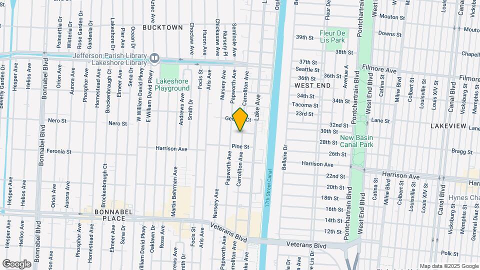 1220 Cotton St Map and Location Details