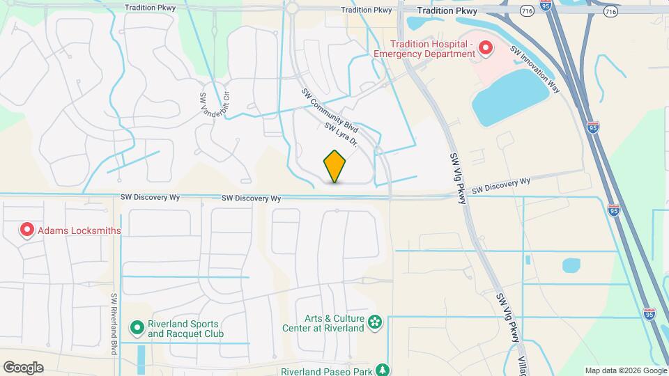 11621 SW Lyra Dr. Map and Location Details