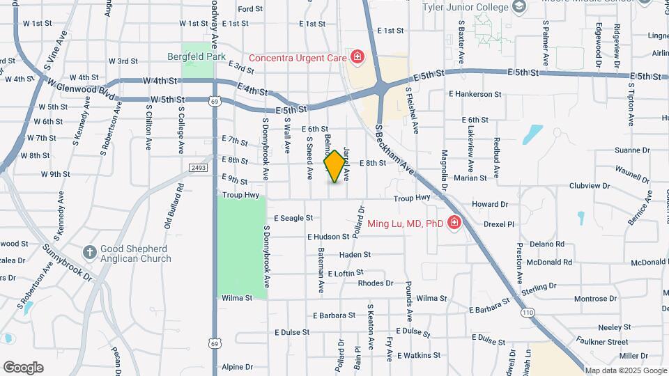 2120 Belmont Dr Map and Location Details