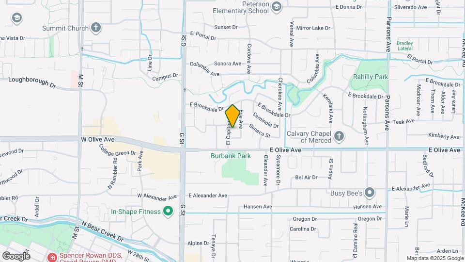 3158 El Capitan Ave Map and Location Details