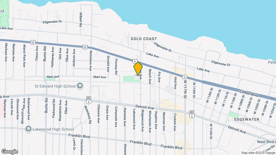 1284-1286 Cove Ave Map and Location Details
