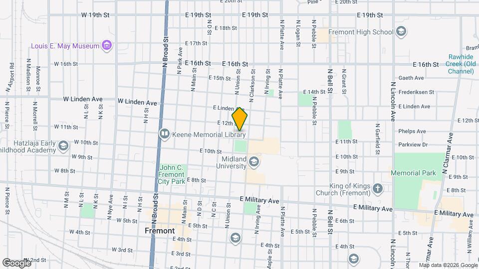 526 E 11th St Map and Location Details