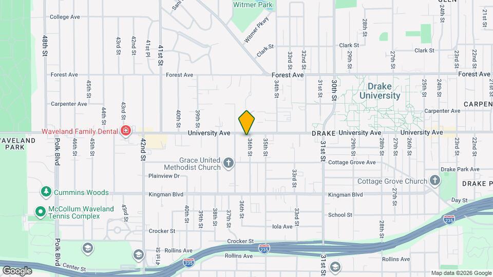 1148 36th St, Unit #1 Mapa y Detalles de la Ubicación