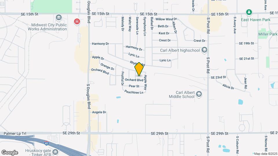 9411 Orchard Blvd Map and Location Details