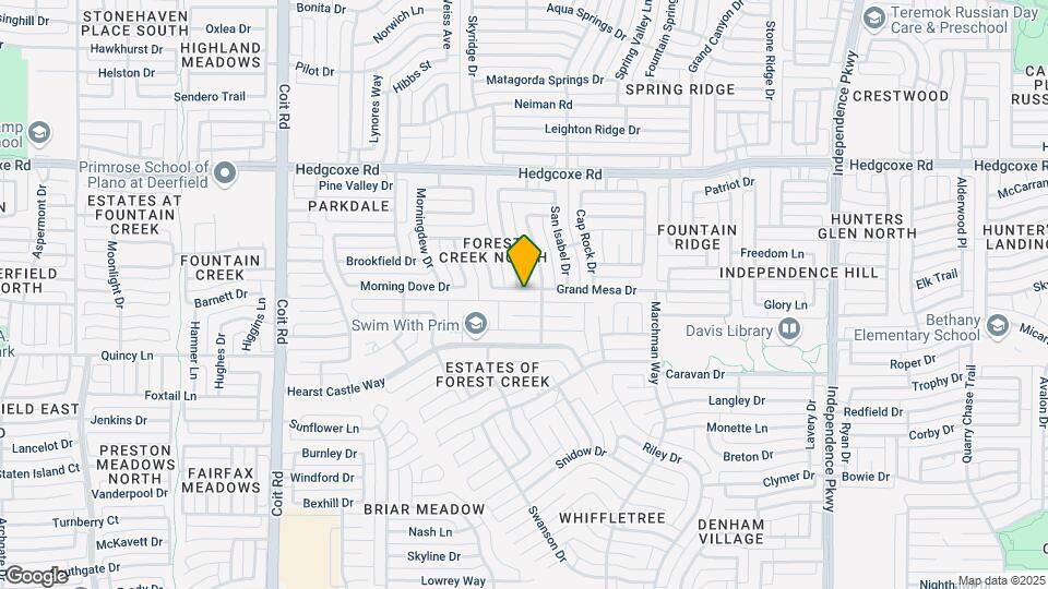 3508 Grand Mesa Dr Map and Location Details