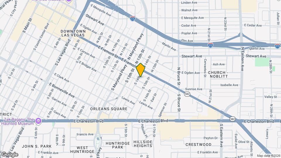 1401 E Carson Ave Map and Location Details