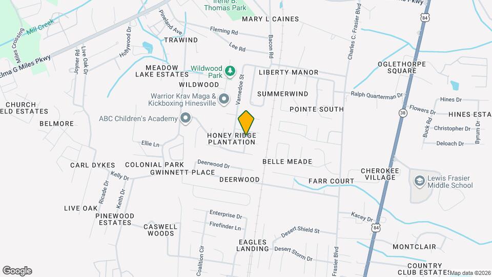 620 Honey Ridge Ln Map and Location Details
