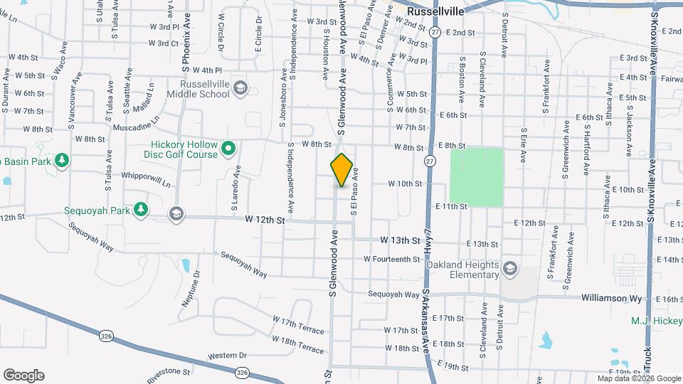 1015 S Glenwood Ave Map and Location Details