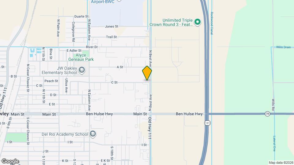 Brawley Family Apartments Map and Location Details