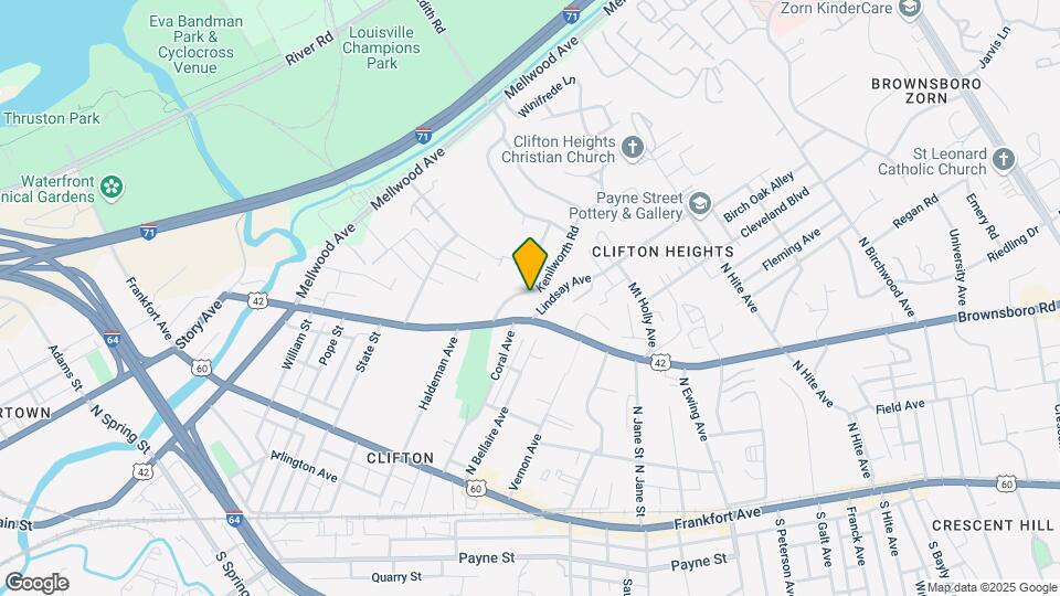 337 Kenilworth Rd Map and Location Details