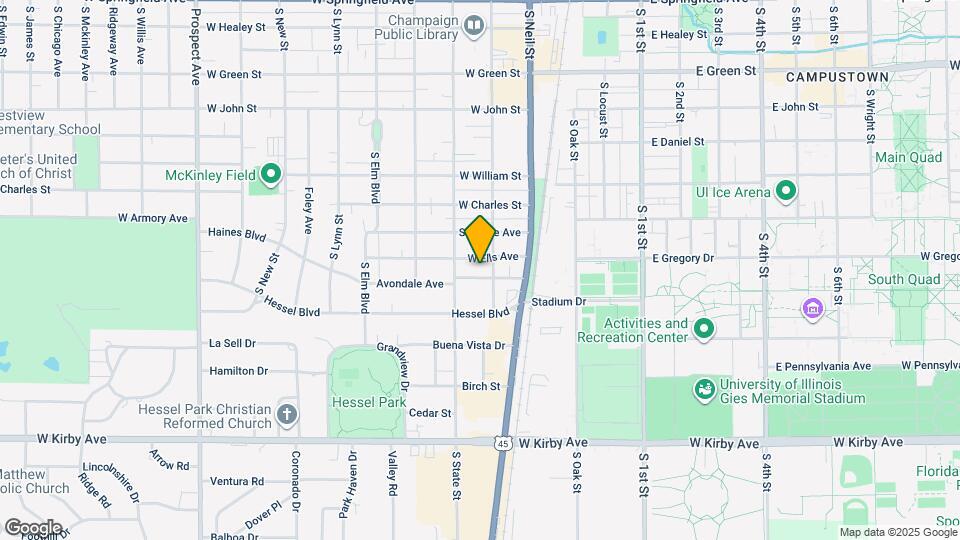 204 Avondale Ave, Unit B Mapa y Detalles de la Ubicación