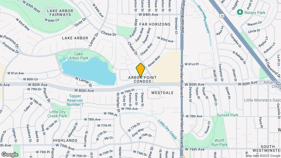 5620 W 80th Pl Map and Location Details