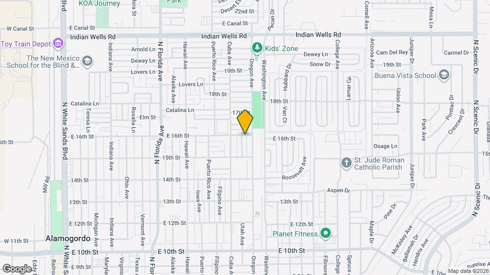 1514 Utah Ave Map and Location Details