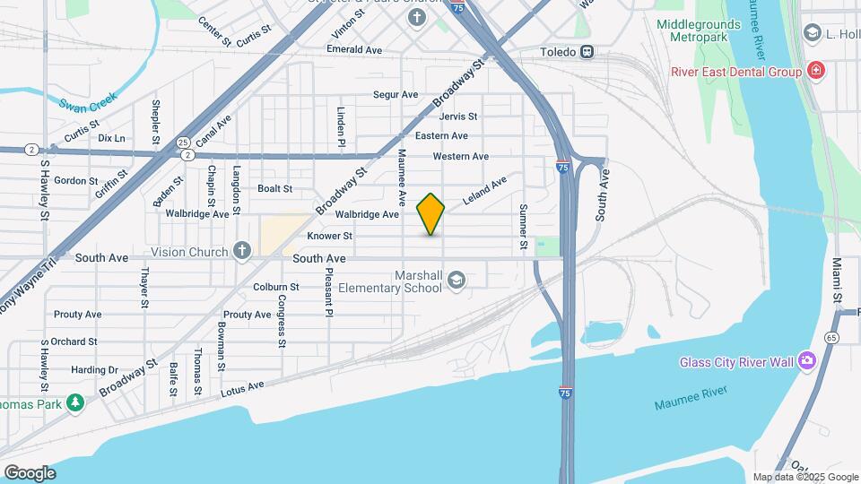 415 Knower St Map and Location Details