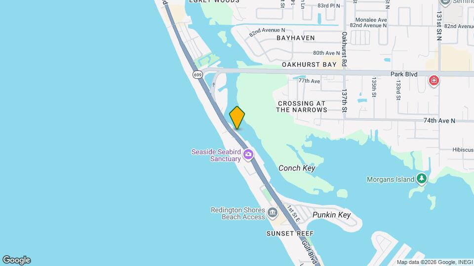 18521 Gulf Blvd Map and Location Details