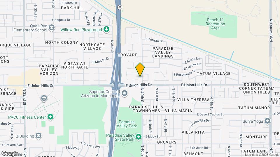 18623 N 39th Way Map and Location Details