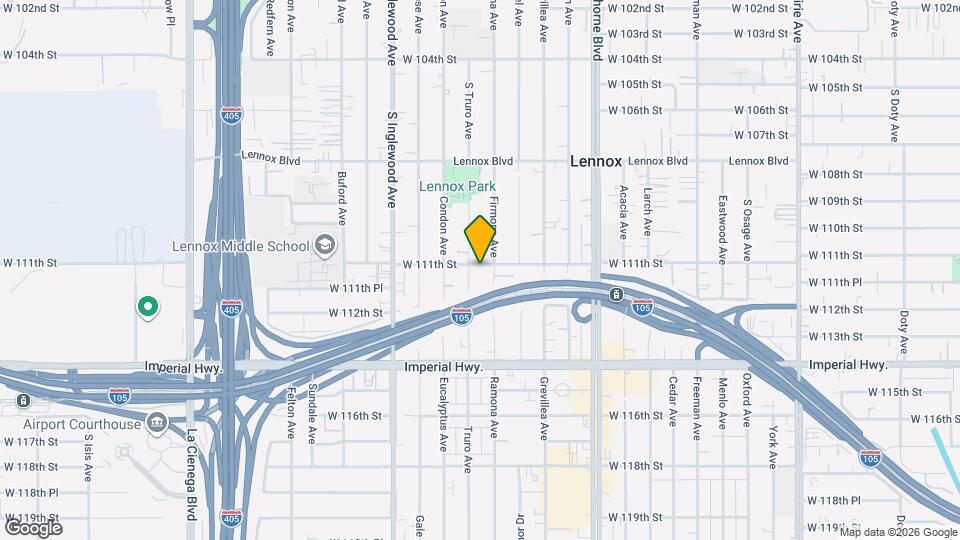 4612 W 111th St Map and Location Details