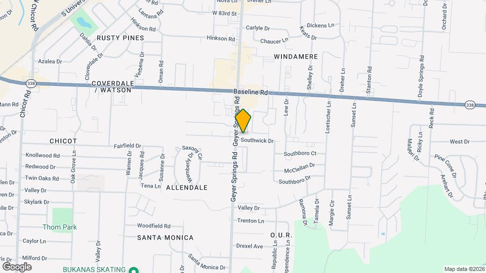 Your Oasis! 5912 Southwick Dr ! Map and Location Details