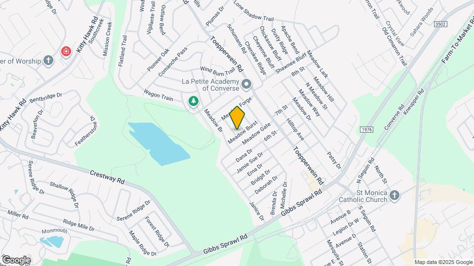 802 Meadow Dale Map and Location Details