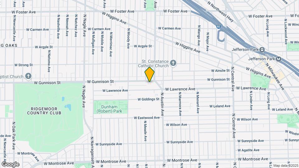 6019 W Gunnison St Map and Location Details