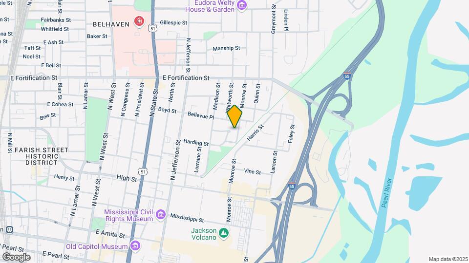 Belhaven Riverview Apartments Mapa y Detalles de la Ubicación