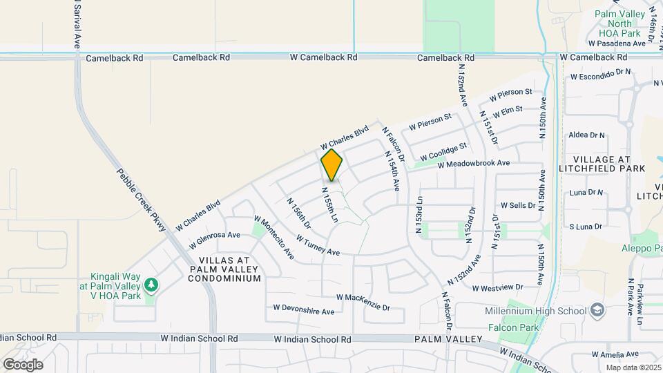 15580 W Campbell Ave Mapa y Detalles de la Ubicación