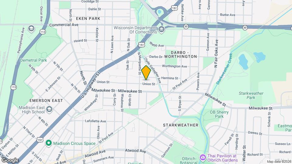 2922 Union St Map and Location Details