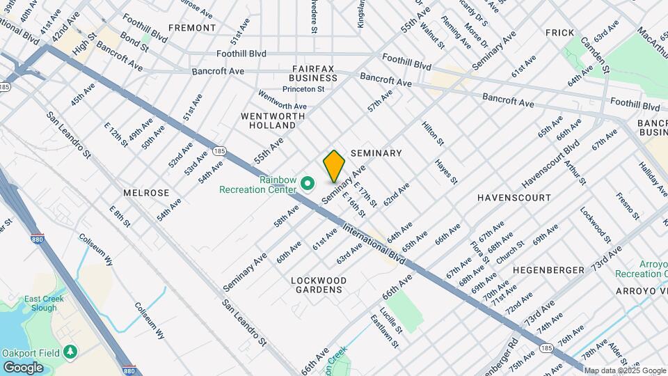 1459 Seminary Ave Map and Location Details