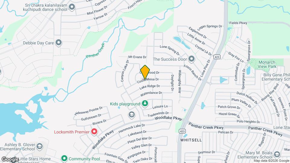 2668 Costa Mesa Dr Map and Location Details