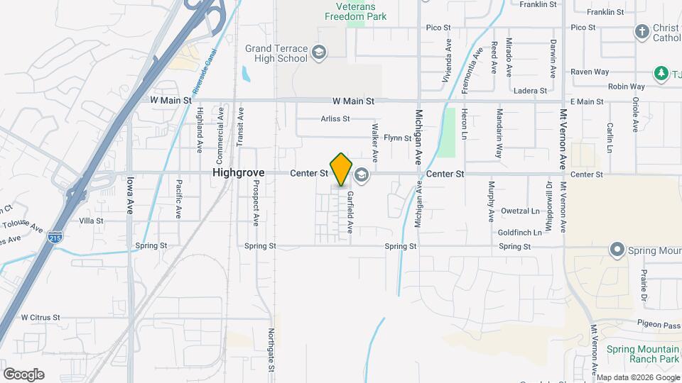 7030 Olive Grove St Mapa y Detalles de la Ubicación