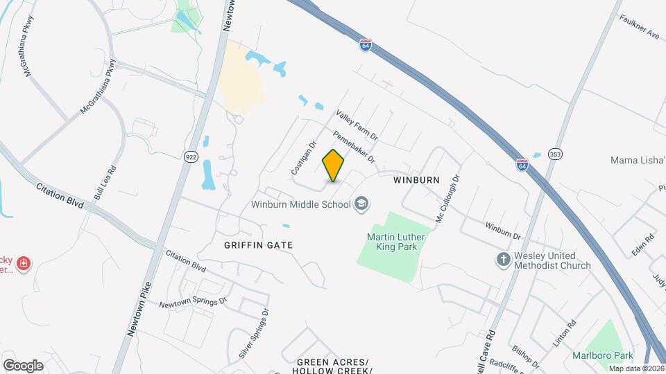 1840 Costigan Dr Map and Location Details