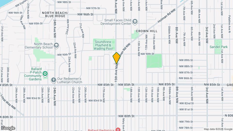 8713 15th Ave NW Mapa y Detalles de la Ubicación