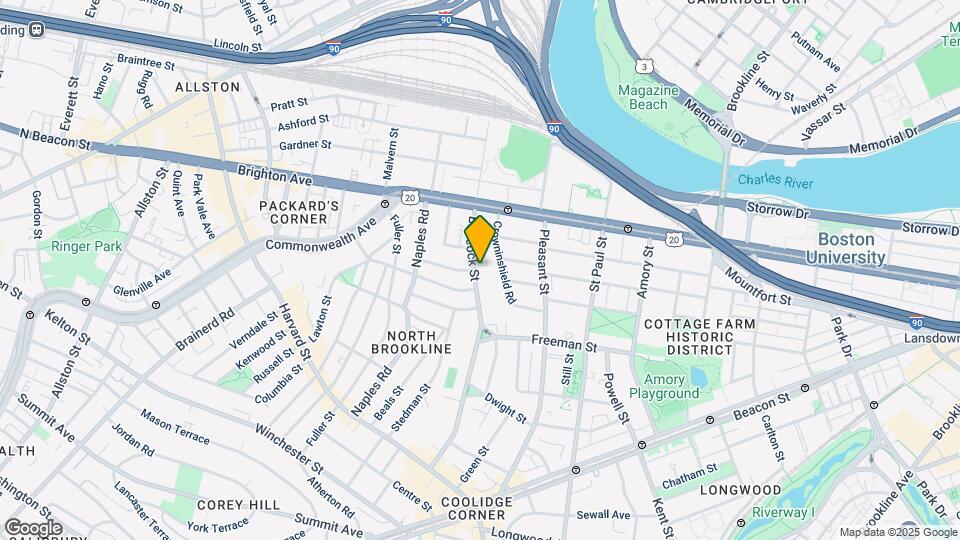 191 Babcock St, Unit 1 Map and Location Details