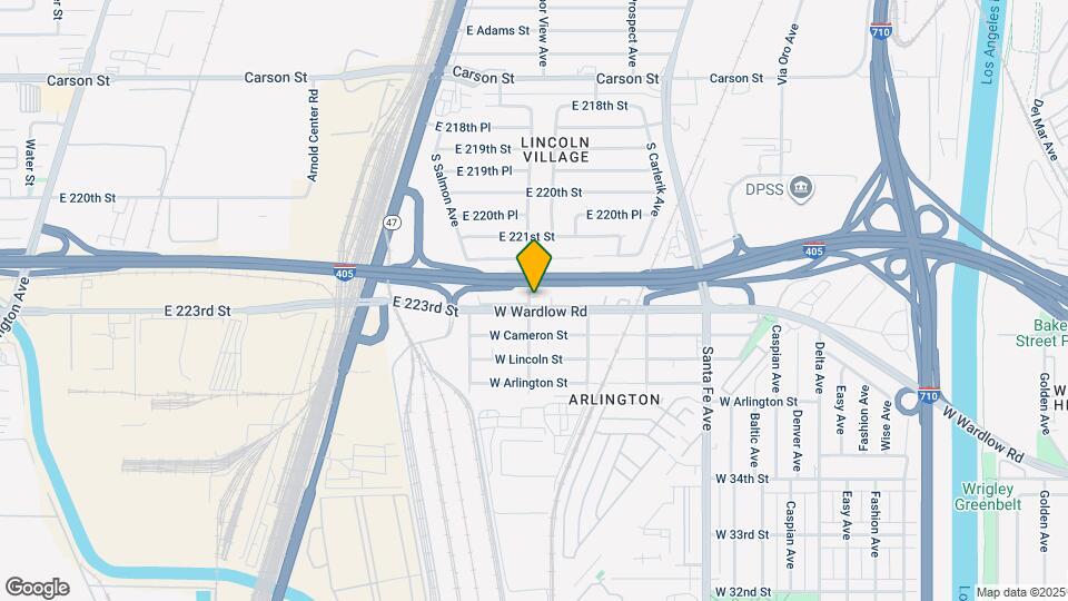 2295 W Wardlow Rd Map and Location Details