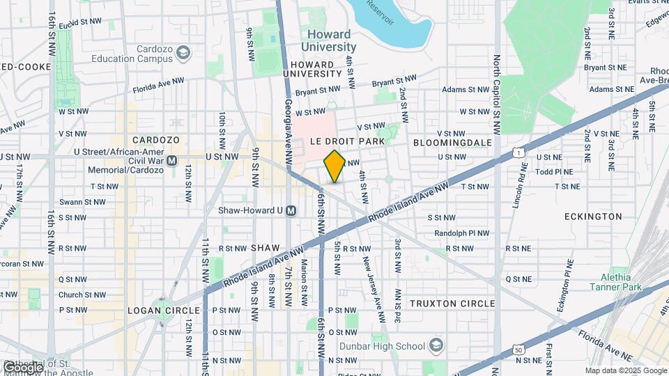 510 T St NW, Unit 2 Map and Location Details