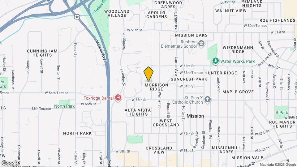6608 W 54th St Map and Location Details