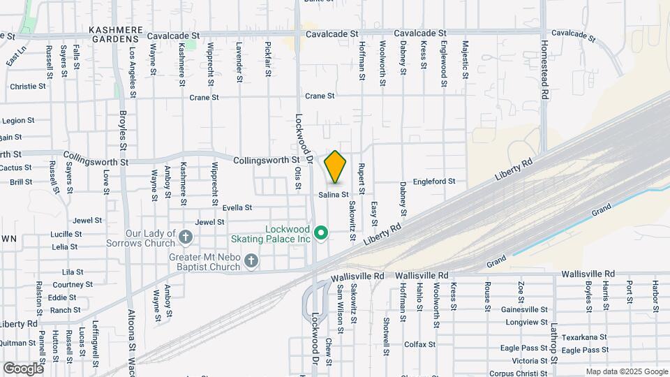 5506 Morwood St Map and Location Details