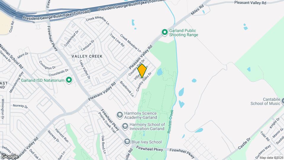 2121 Country Oaks Dr Map and Location Details