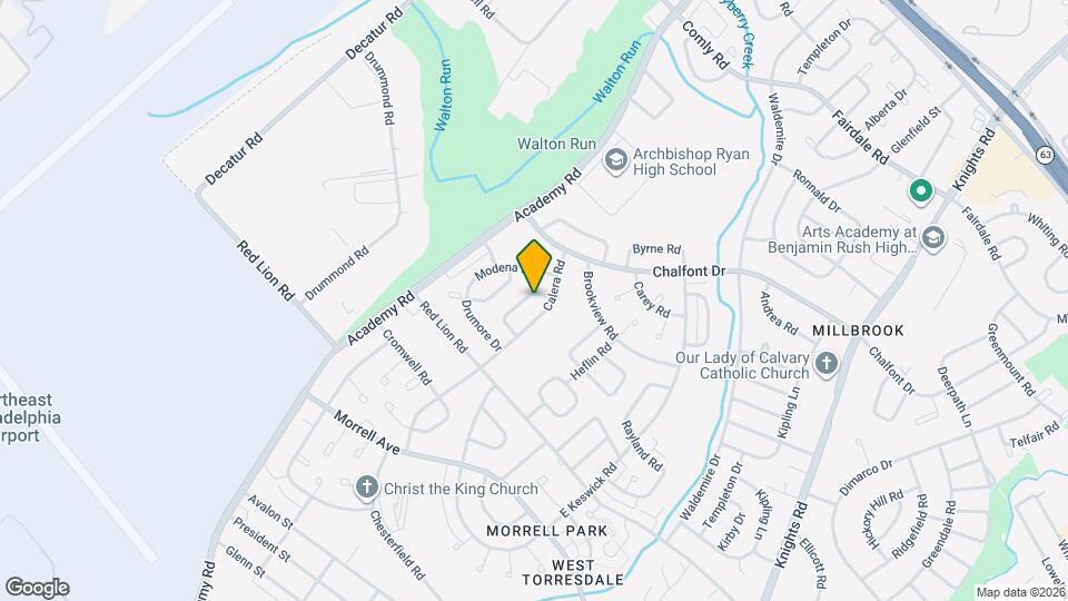 10839 Perrin Rd Map and Location Details