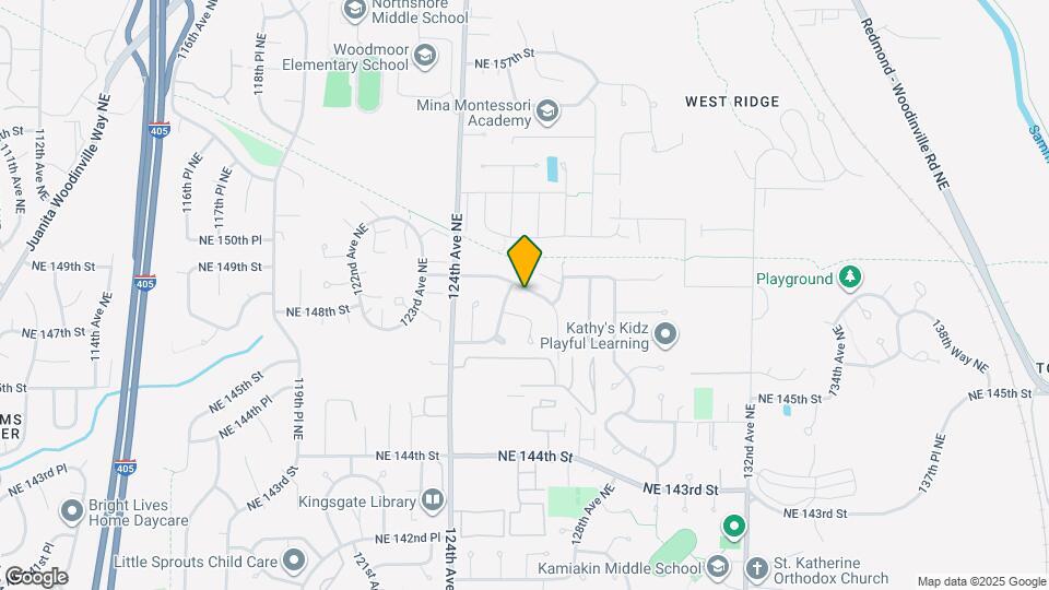 12513 NE 148th St Map and Location Details