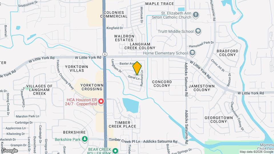 15318 Geral Ln Map and Location Details