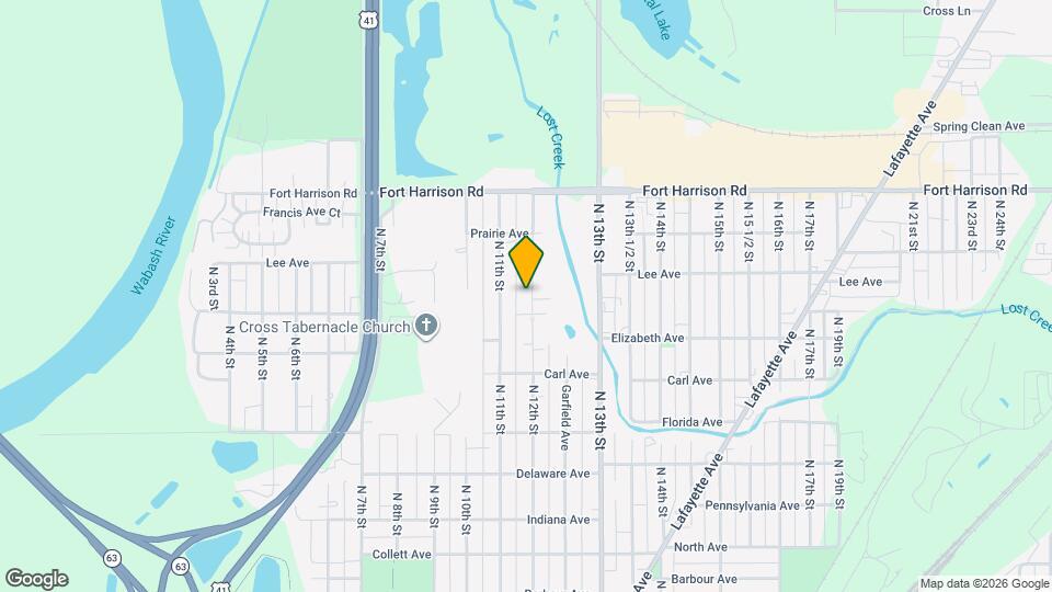 3108 N 12th St Map and Location Details