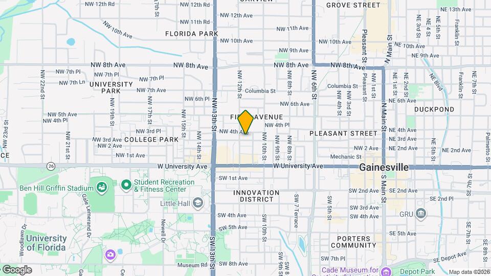 1118 NW 3rd Ave Map and Location Details